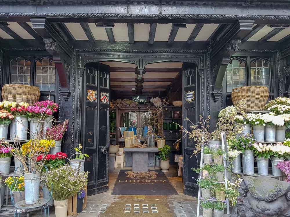 Liberty Flower Shop Entrance. The Scent Explorer